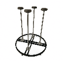 4 тростини на круглій стальній платформі