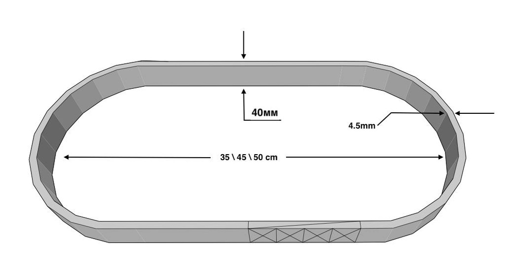 Петля для повітряної гімнастики "Неопрен-ПРО" (плоска)