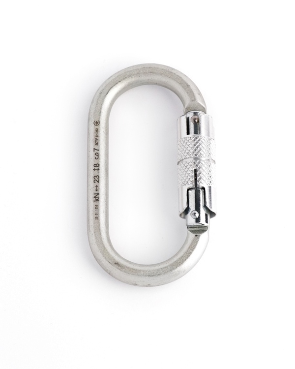 Carabiner oval automatic FA (steel)