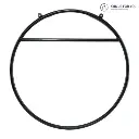 Aerial hoop with two mounts and crossbar (HOOP-2\P)