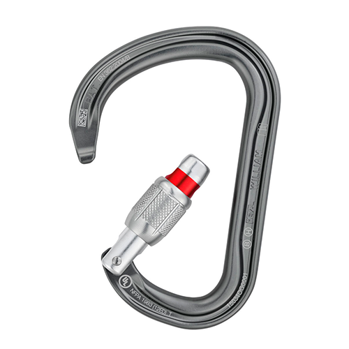 [M36A SL] Carabiner PETZL WILLIAM screw-lock black (alum) (M36A SL)