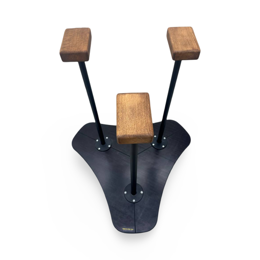 Handstand canes “Trinity” on a triangular platform